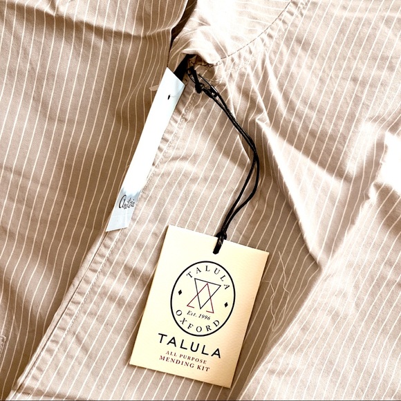 Talula Oxford Boyfriend Shirt - Pin Striped Oversized Fit - Picture 3 of 4